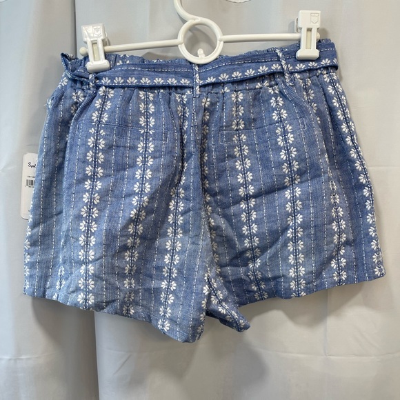 NWT SPLENDID • Chambray belted shorts LARGE - Picture 4 of 4